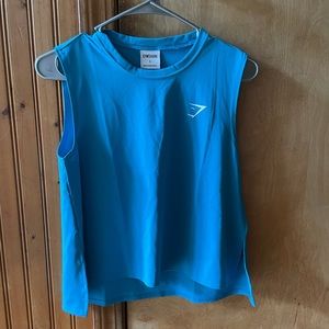 Blue Gymshark Crop Top